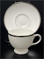 Wedgewood Bone China Teacup & Saucer, England