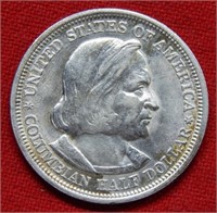 1893 Columbian Expo Silver Commem Half Dollar