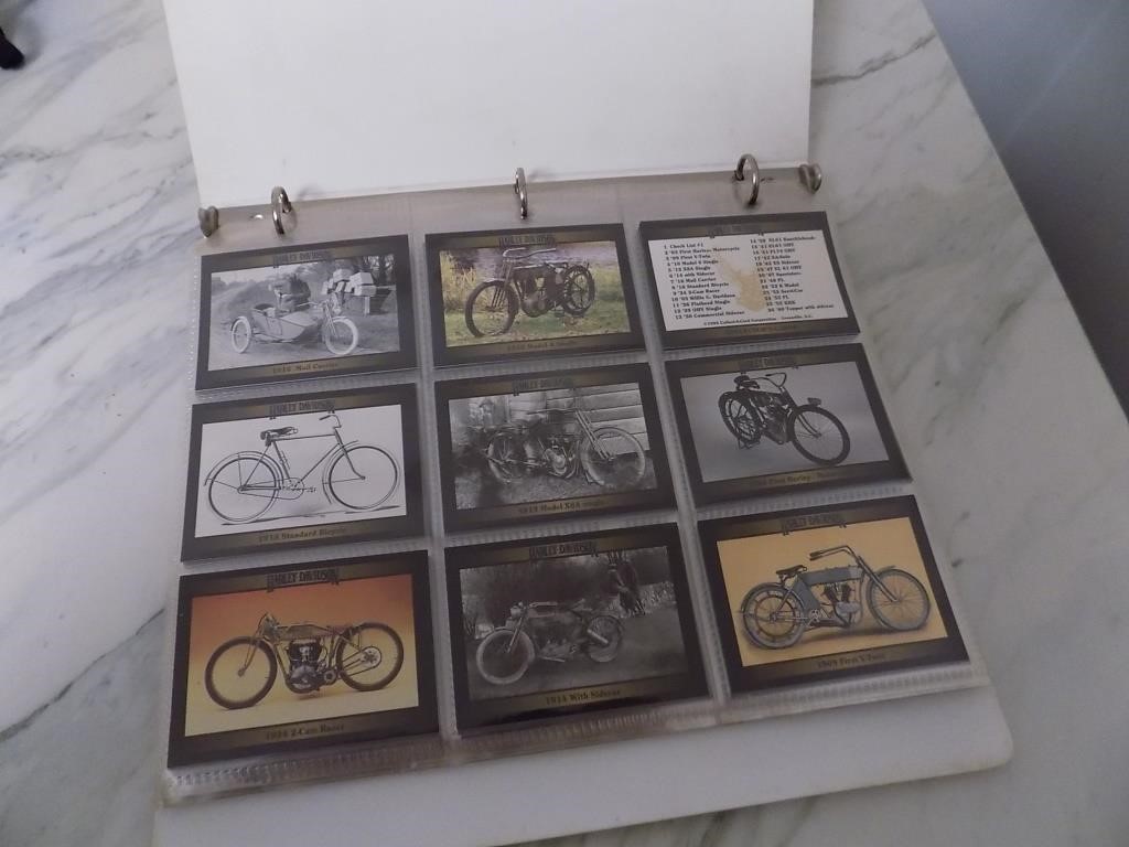 1992 Harley Davidson Collect a Card Set 1-100