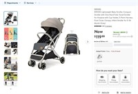 E7174  INFANS Lightweight Baby Stroller, Compact,