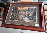 Framed Wolf Print