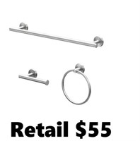 allen + roth 3-Piece Bathroom Hardware Set