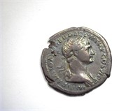 98-117 AD Trajan VF+ AR Denarius