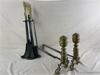 Andirons and Fireplace Utensils