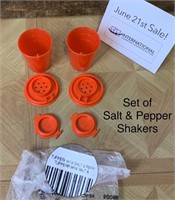 Tupperware Salt & Pepper Shakers