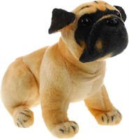 Plush Pug Stuffed Animal Pug Toy x2