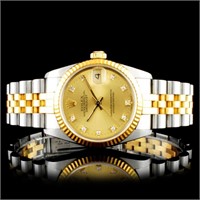 Rolex DateJust 68273 Diamond 31MM Wristwatch