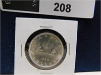 CANADA 1962 SILVER DOLLAR SILVER