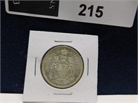 CANADA 1965 50 CENTS HALF DOLLAR SILVER COIN