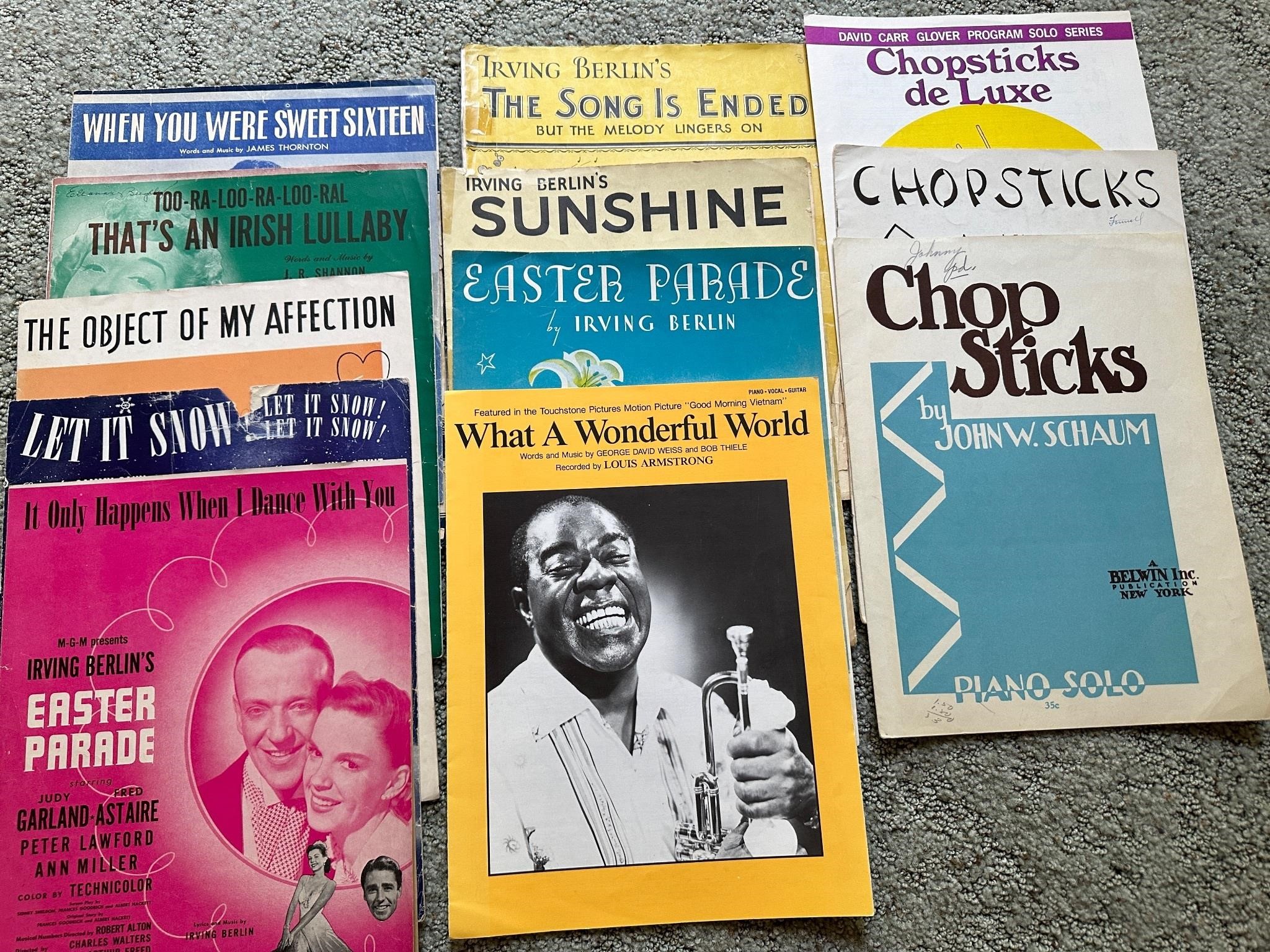 Vtg. Sheet Music