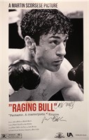 Raging Bull Robert De Niro Poster Autograph