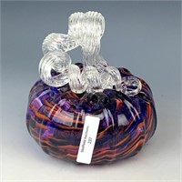 GC 2021 Multi Color Art Glass Pumpkin