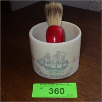 VINTAGE OLD SPICE MUG W/ STRONG SET SHAVING BRUSH