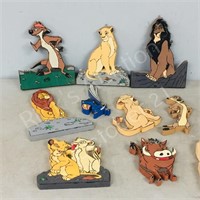 custom made wood Lion King characters