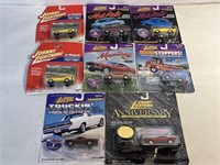 8 ASSORTED JOHNNY LIGHTNING CARS NEW