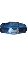 Aiwa Blue Portable Stereo Csd-Ex100