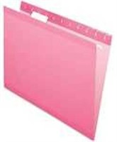 Pink Hanging Folders 25PCS