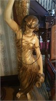 Roman Woman w/Light 6'5" Tall