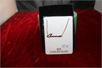 "ANNA" 925 STERLING SILVER NECKLACE