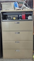 Lateral File Cabinet - contents are included