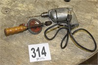 Electric drill and hand drill