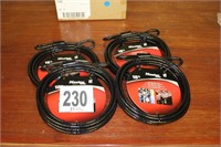 4-15' new Master Lock cables