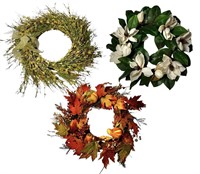 Three Decorative Wreaths