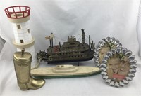 Steamboat, Photo Frames, Brass Boot