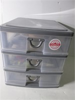 SMALL STORAGE DRAWER WITH CRAFT SUPPLY