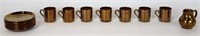 Vintage Ceramic Espresso Set - Stamped G&S LTD