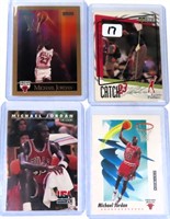 Four (4) Michael Jordan Basketball Cards