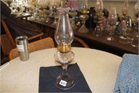 Amethyst Oil Lamp & Chimney