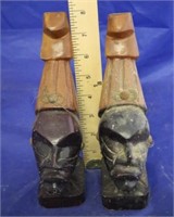 Pair of Hand Carved Figures