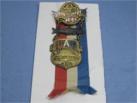 Civil War GAR Alaska Delegate Badge/ Medal