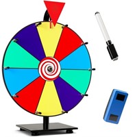 TABLE 12" 10 SLOTS SPINNING PRIZE WHEEL