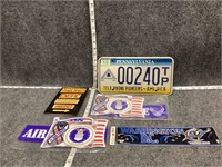 License Plate Car Decor and Card Bundle