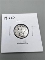 1920 Mercury Silver Dime