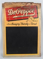 DRINK DR PEPPER TIN CHALKBOARD SIGN