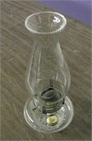 13" Glass Oil Lamp - No Wick