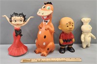 Comic Character Figures incl Charlie Brown