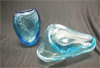 Two various Murano studio glass pieces