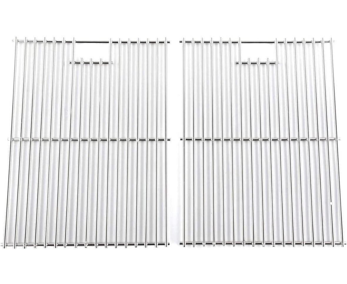 NEW $90 17-inch porcelain steel grill grid 2 Pack