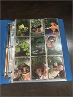 Binder of Hulk Collectors Cards