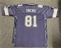 Terrell Owens 81 Dallas Cowboys Jersey Men’s XL