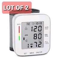 Lot of 2, MMIZOO Wrist Blood Pressure Monitor Bp M