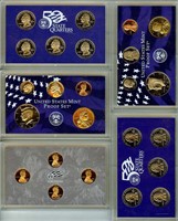 1984 86 88 91 93 00 01 03 03 & 09 Proof Sets