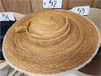 50's Platter Straw Hat