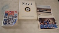 BOOK ON NAVAL HISTORY & PHOTOS OF NASA CREW