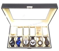 (6) Assorted Designer Watches & Watch Case
