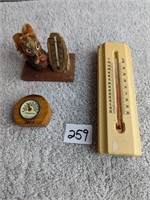 3 Vintage Thermometers